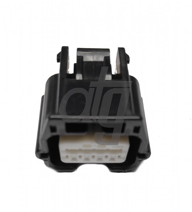 Electric steering rack control unit connector