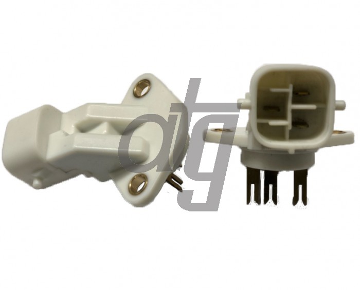Electric steering rack control unit connector