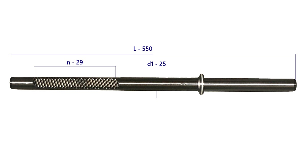 Steering rack bar