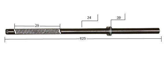 Steering rack bar