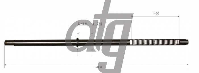 Steering rack bar