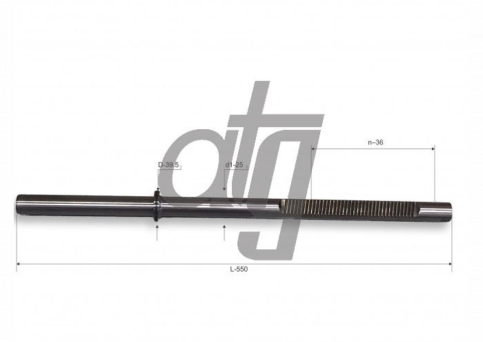 Steering rack bar