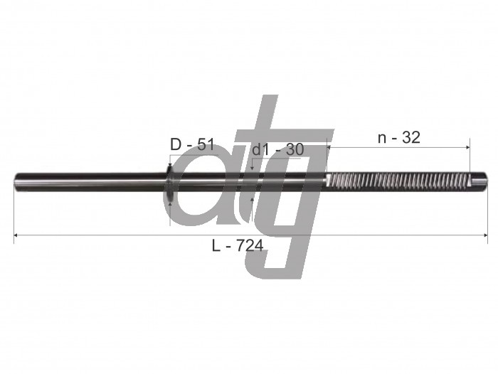 Steering rack bar