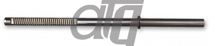 Steering rack bar