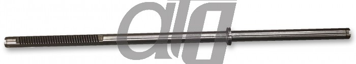 Steering rack bar