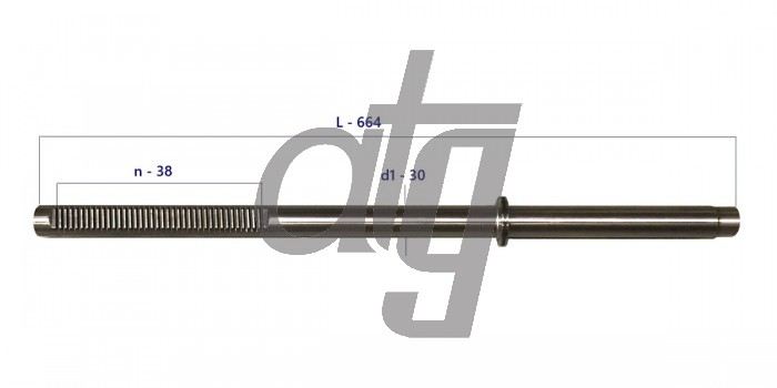 Steering rack bar
