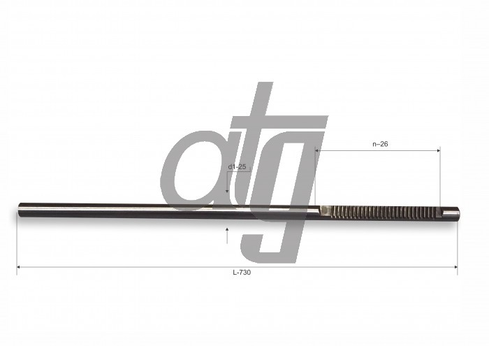 Steering rack bar