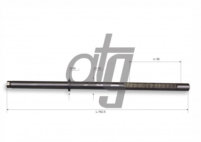 Steering rack bar