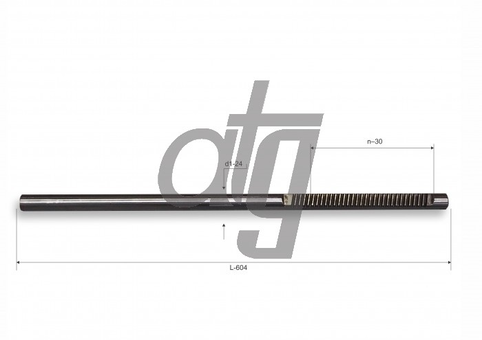 Steering rack bar