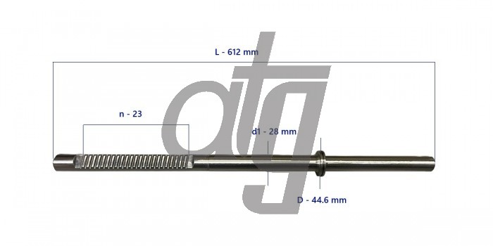 Steering rack bar without PTFE ring