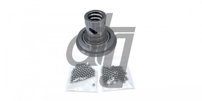 Steering rack bearing with housing