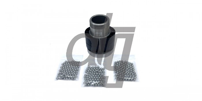 Steering rack bearing with housing