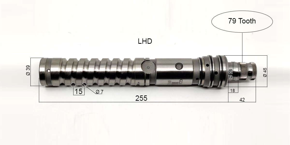 Steering box pinion