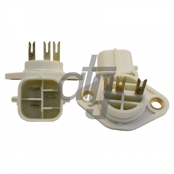 Electric steering rack control unit connector