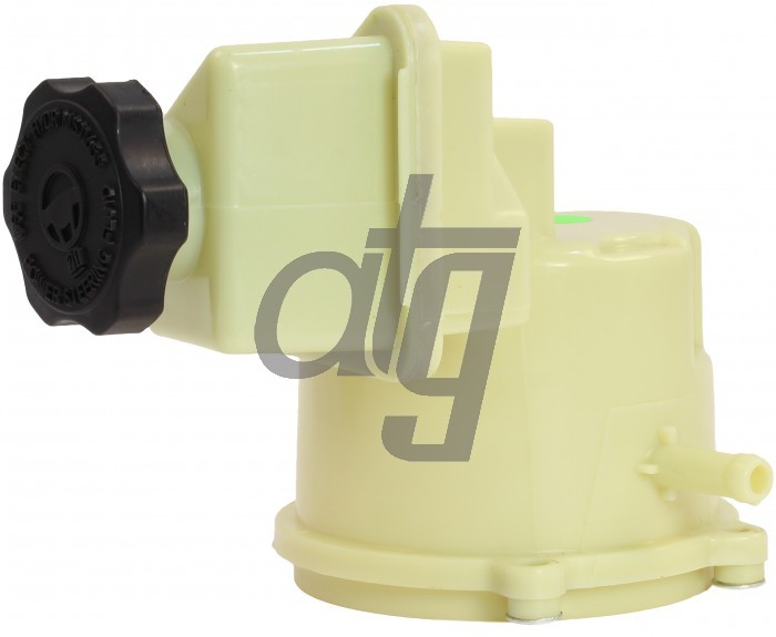 Steering pump oil reservoir