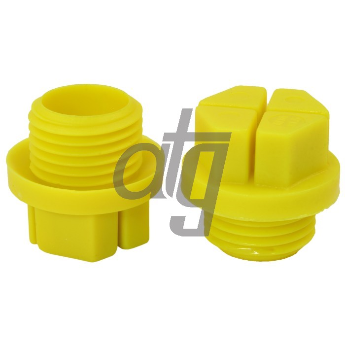 Plastic plug (with screw)<br><br>16/1.5<br><br>