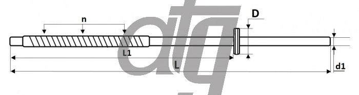 Steering rack bar<br><br>BMW 3 E46<br> (L - 575, d1 - 28, n - 26)<br><br>