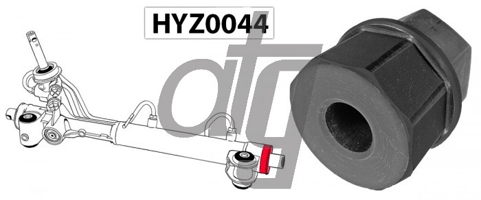 Tool for mantling and dismantling of the rod guide<br><br>TOYOTA 4Runner IV 2004-2009<br> TOYOTA Land Cruiser 120 2002-2009<br> LEXUS GX 470 I 2002-2009<br> TOYOTA FJ Cruiser 200 2006-2010