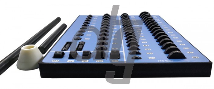 Set of mandrels for pressing the seals into the steering rack housing<br><br>MULTIBRAND