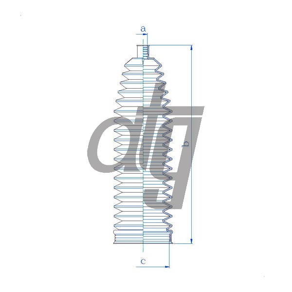 Steering rack gaiter