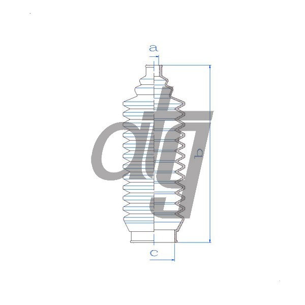 Steering rack gaiter