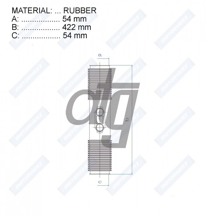 Steering rack gaiter