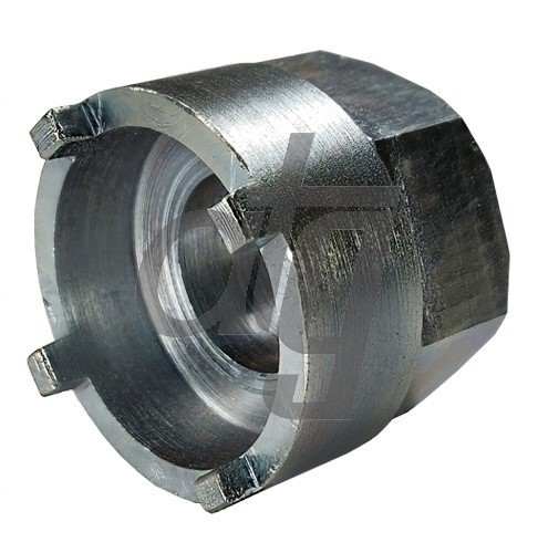 Tool for mantling and dismantling of steering box pinion nut